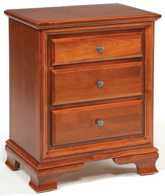 Daniel s Amish Classic 37 4013 3 Drawer Nightstand Gill Brothers